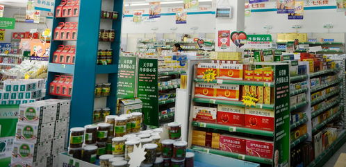 药店货架陈列